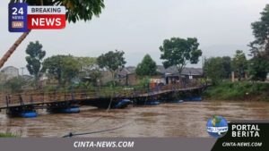 Jembatan Cijeruk Hasil Swadaya Masyarakat Roboh, ini infonya