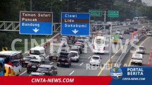 Arus Tol Cipularang – Bandung Padat Merayap