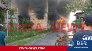 Gudang Tas di Bantul Terbakar Kerugian Capai Rp 4 Miliar