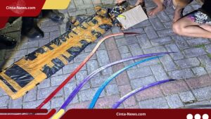 3 Remaja Pelaku Tawuran Kemayoran Diamankan, 4 Celurit Disita