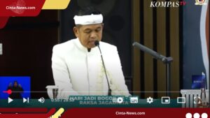 Dedi Mulyadi Berpidato Bahasa Sunda Kuno, Disambut Meriah
