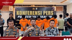 Geng Motor Tabrak Polisi di Makassar: 10 Ditangkap, 1 Honorer