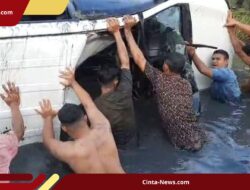 Mobil Maling Kambing Terjun ke Tambak! 1 Tewas Terjepit
