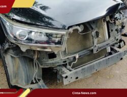 Heboh! Mobil Dinas Bawaslu Jambi Tabrak Lari Pakai Plat Palsu