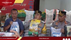Polisi Gerebek Gudang Beras Oplosan, 9 Ton Beras Disita!