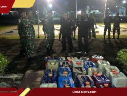 TNI Gagalkan Penyelundupan 980 Liter BBM dari Malaysia di Perbatasan Sebatik