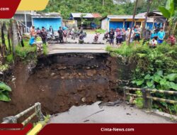 Hujan Dua Hari Landa Lumajang, Jembatan Penghubung Senduro-Gucialit Amblas 