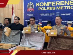 Gagalkan Jaringan Narkoba! Polisi Depok Sita Ganja 78 Kg