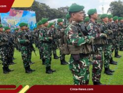 Kilang Pertamina Cilacap Dijaga Ketat 110 Prajurit TNI AD Didukung Kendaraan Taktis