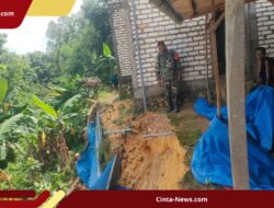 Longsor 30 Meter di Pamekasan, Rumah Warga Terancam Ambrol