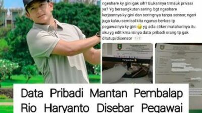 ASN Nekat Posting Data Rio Haryanto, Terima Konsekuensi Pemotongan Gaji