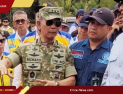 TNI dan PUPR Percepat Pembangunan Tanggul di Tukka Cegah Banjir Berulang