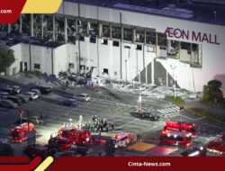 Gempa M7,1 Guncang Kyushu, Aeon Mall Kumamoto Runtuh Akibat Ledakan Gas