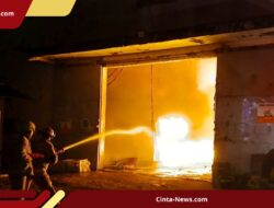 Kebakaran Hebat Landa Gudang Prima Food Bandar Lampung, Kerugian Capai Rp 600 Juta