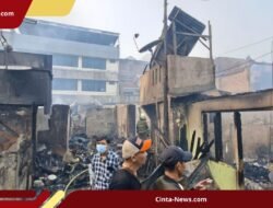 Kebakaran Hebat di Gambir, 114 Rumah Hangus dan 880 Orang Kehilangan Tempat Tinggal