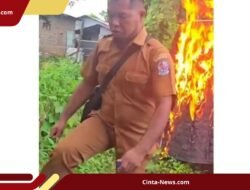 Geram Warganya Kecanduan Sabu, Kepala Dusun di Deli Serdang Nekat Bakar Barak Narkoba